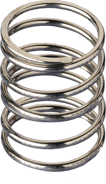 Photograph of a compression spring