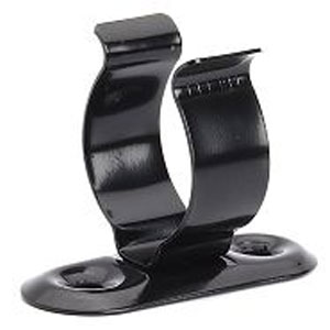 Tool clip with back plate