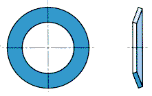 pre load disc spring plain